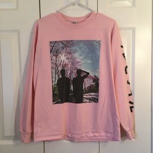 DAN & PHIL Merch Blossom Pink Long-sleeve